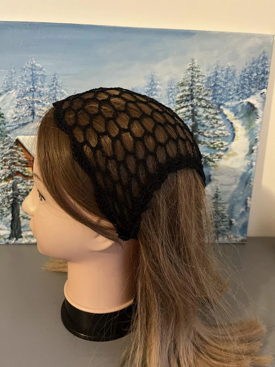 Bandana bandeau foulard headband pañuelo Coton noir Taille unique adulte et enfa – photo 3